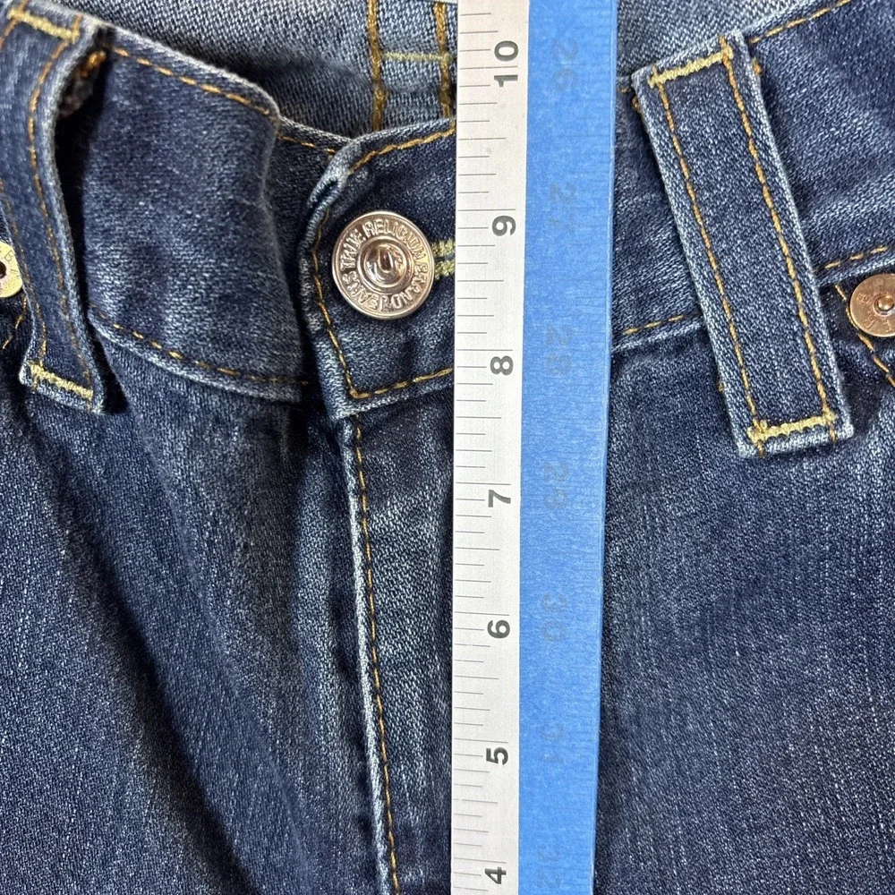 True Religion Men's Billy Bootcut with Flap Pockets Dark Wash Size 36 x33‎